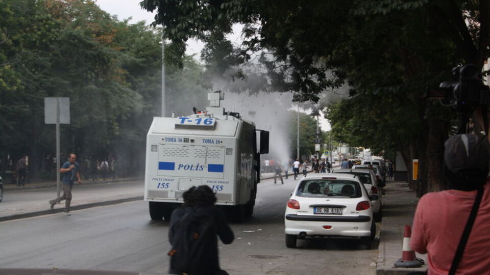 Ankara'da polis müdahalesi
