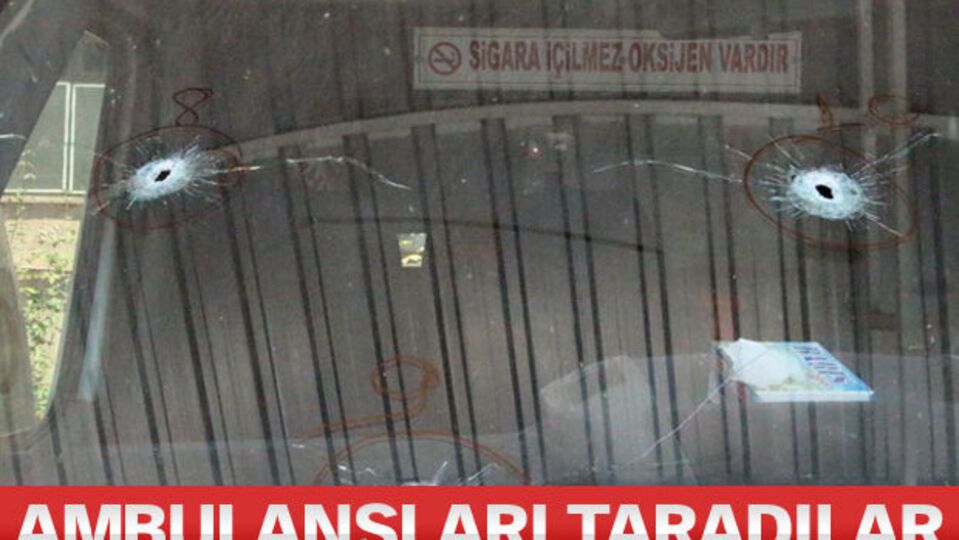 Ambulansları taradılar!