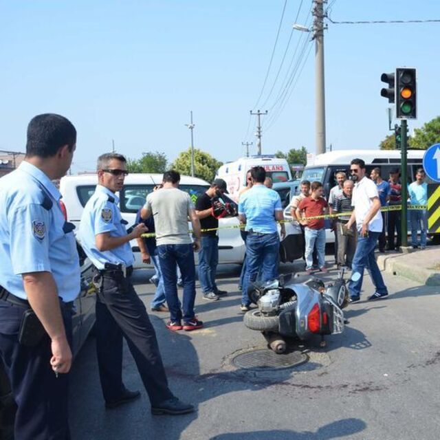 Trafik ışıklarında pompalı dehşet