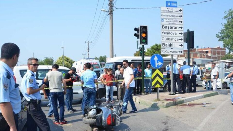 Trafik ışıklarında pompalı dehşet