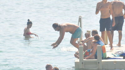 Hüsnü Çoban tatilde