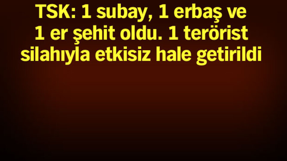Şırnak Görmeç'te askere silahlı saldırı: 3 asker şehit