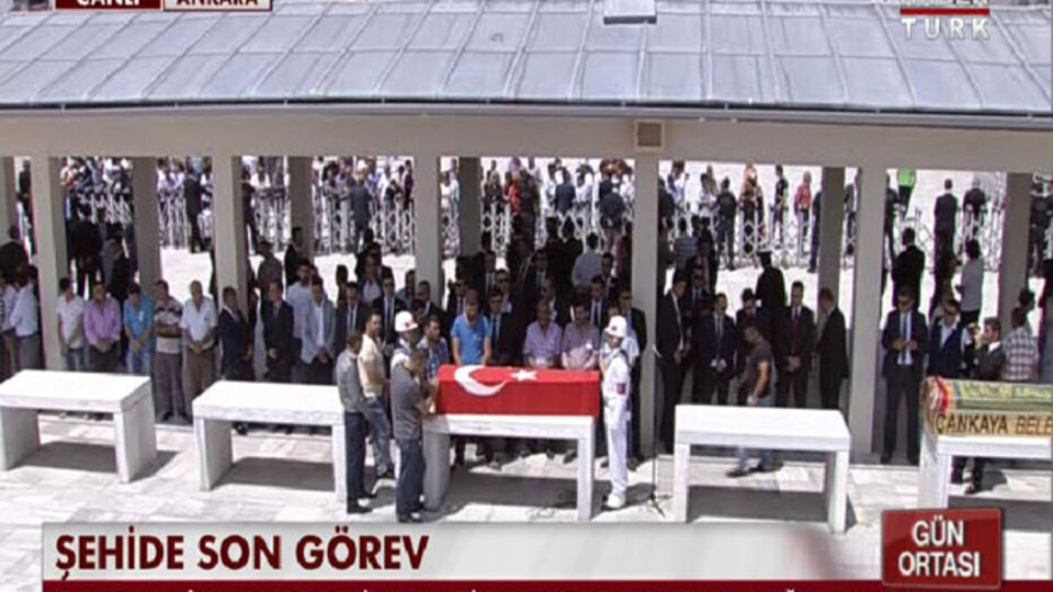 Şehit Er Hamza Yıldırım'a son görev