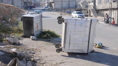 Çöp konteynerinden dehşet çıktı