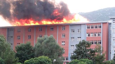 Gölpazarı Açık Cezaevi'nde yangın!