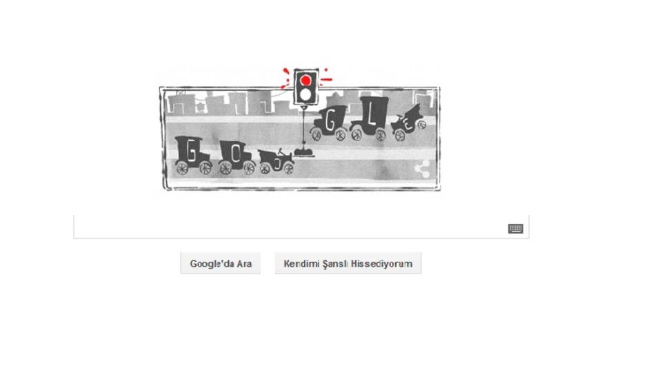 İlk trafik lambası Google'a Doodle oldu