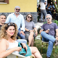 Eski eşiyle etkinlikte