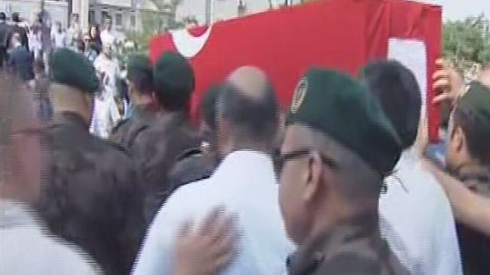 Şehit polise son görev!