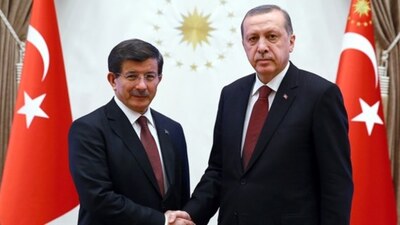 Cumhurbaşkanı Erdoğan Başbakan Davutoğlu ile görüştü