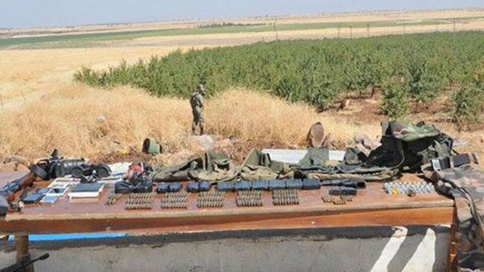 Bağ evinden PKK cephaneliği çıktı!