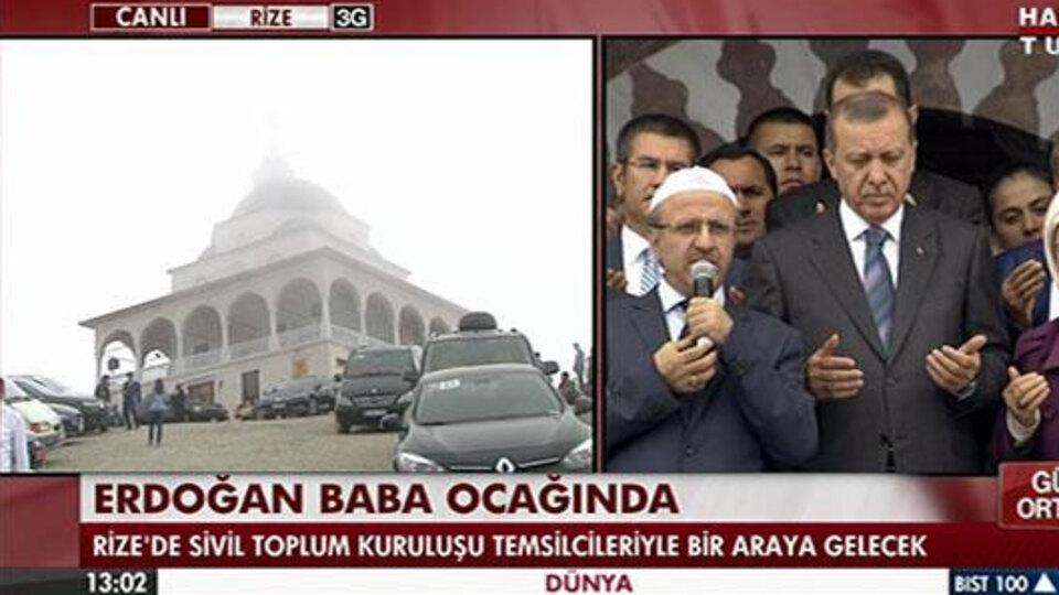 Bütün korumaları atlatıp...