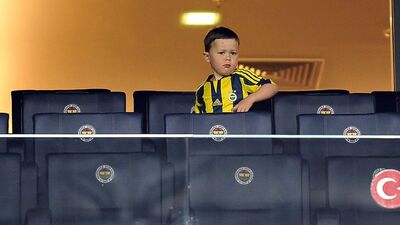 Van Persie'nin minik hayranı maçta