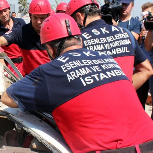 Esenler'de kurtarma tatbikatı