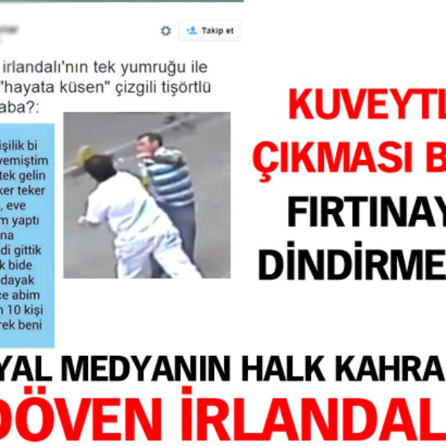 Sosyal medyanın halk kahramanı: Döven İrlandalı