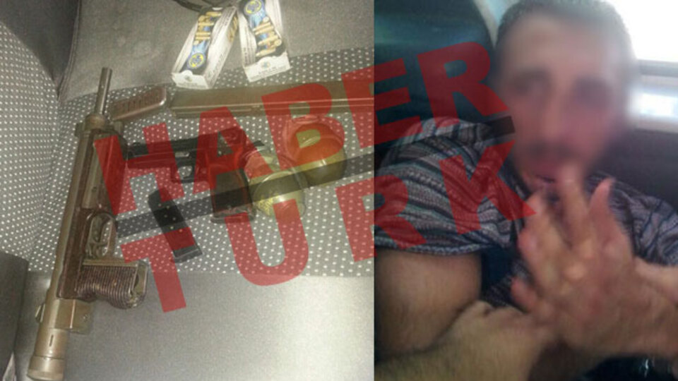 Dolmabahçe'de nöbet tutan polislere saldırı! İşte çatışmanı anı