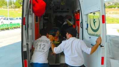 Otomobil bariyerlere çarptı: 5 yaralı