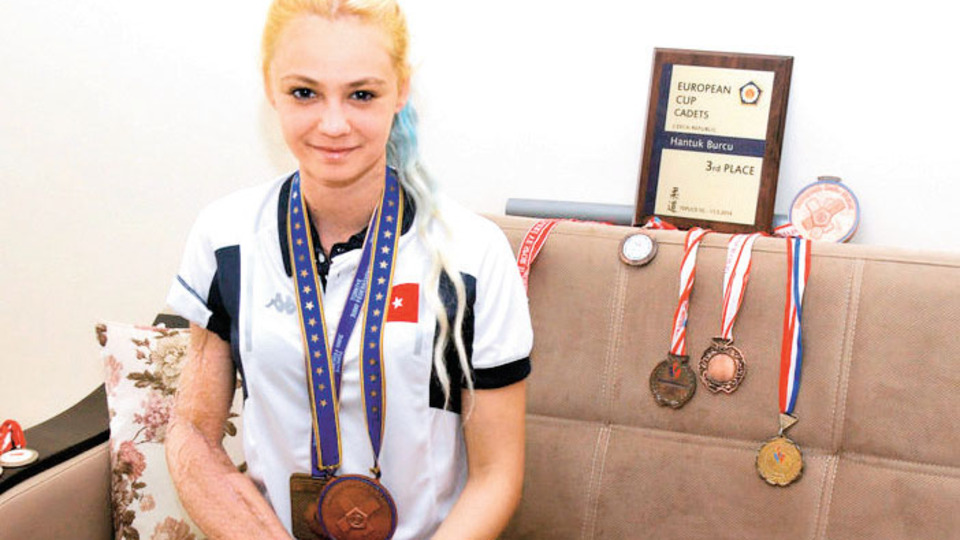 Burcu'nun hedefi dünya şampiyonluğu