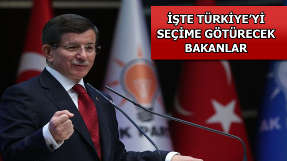 Başbakan Davutoğlu yeni kabineyi açıkladı