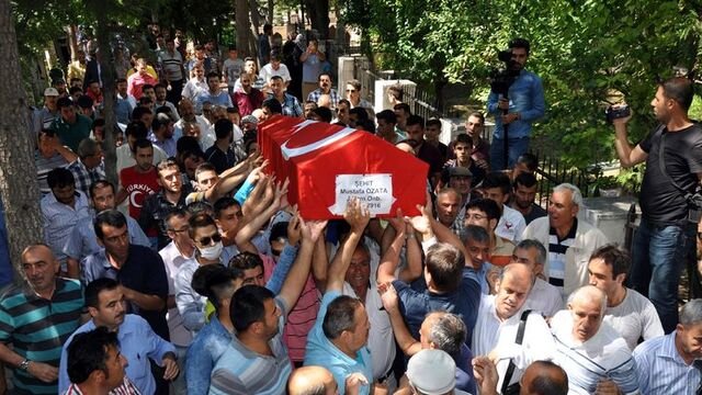 Konya şehidini uğurladı