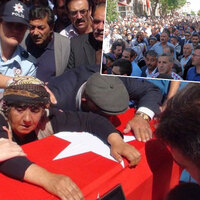 Şehit cenazesinde binler terörü lanetledi