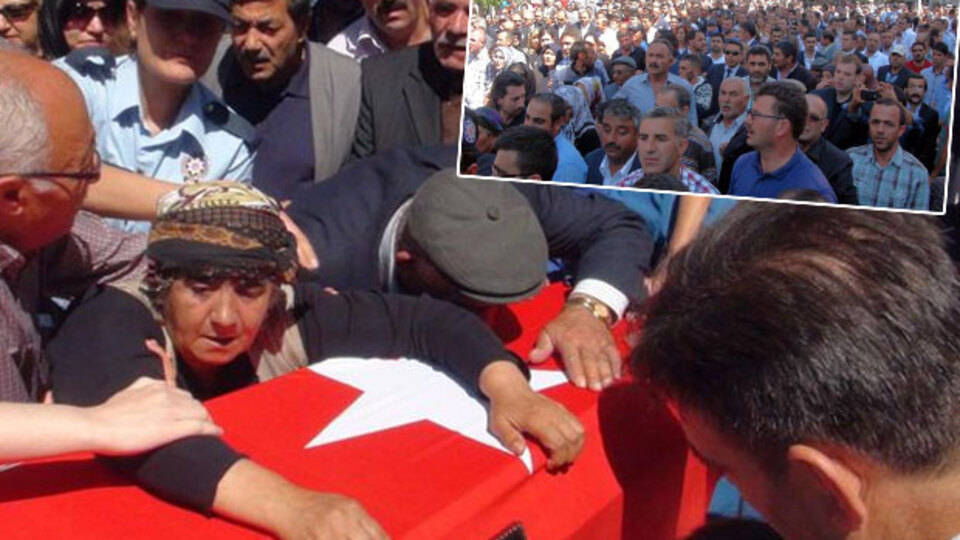 Şehit cenazesinde binler terörü lanetledi