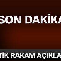 Kritik rakam açıklandı