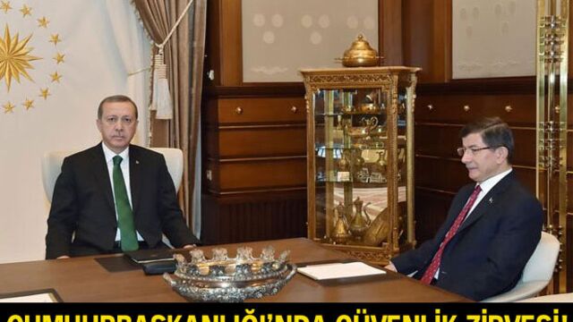Cumhurbaşkanlığı'nda güvenlik zirvesi!