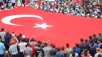 Türkiye terörü lanetlemek için yürüdü