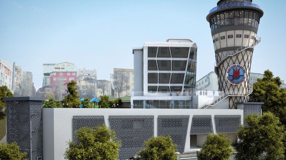 İstanbul'un göbeğinde panaromik kule