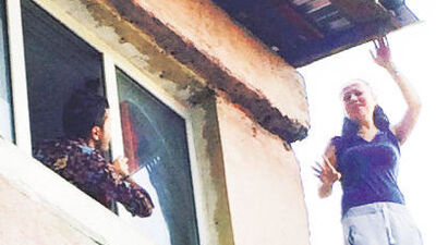 Mahalleli damdaki ihanete uyandı