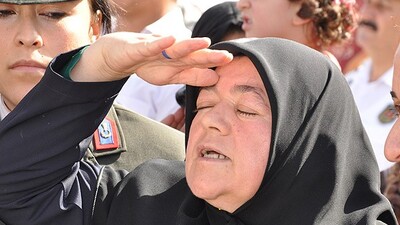 Dağlıca şehitlerine veda