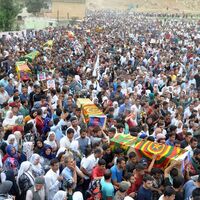Cizre'de ölen 16 kişi toprağa verildi