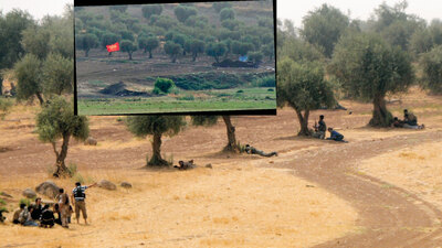 Suriye sınırında Türkmenler ilk kez...