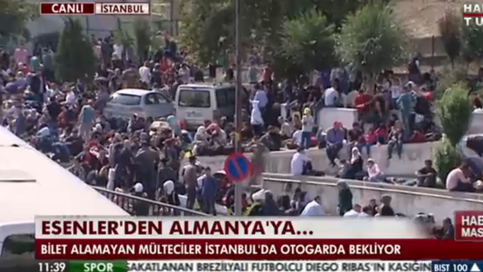 İstanbul Otogarı'na akın ettiler!