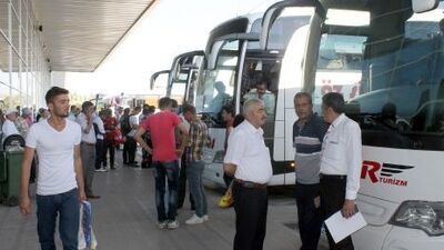 10 bin otobüsle 9 milyon kişi seyahat edecek