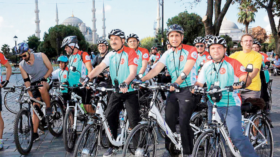 Tarihi Yarımada'da sağlık ve kültür için 'bas pedala'