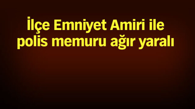 PKK'lılar emniyet amirinin aracını taradı!