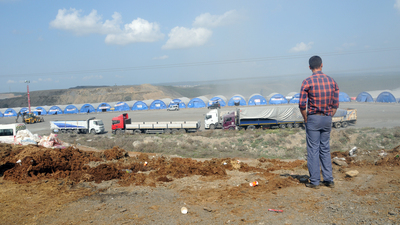 O ilçede hayvan kesim yerleri toz altında