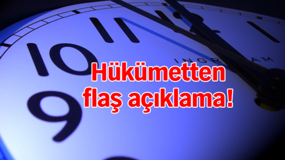 Yaz saati ne zaman sona erecek?