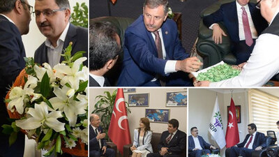 Partilerin bayramlaşmasında 'Haydi Bismillah' ve 'İlelebet seçim' polemiği