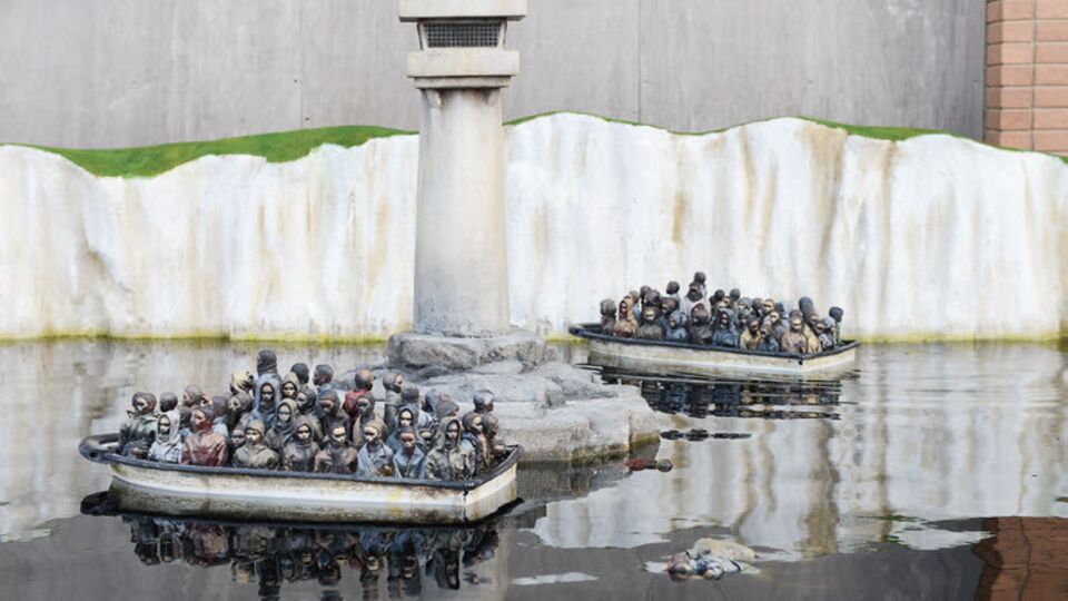 Banksy sergisi para bastı: 90 milyon TL