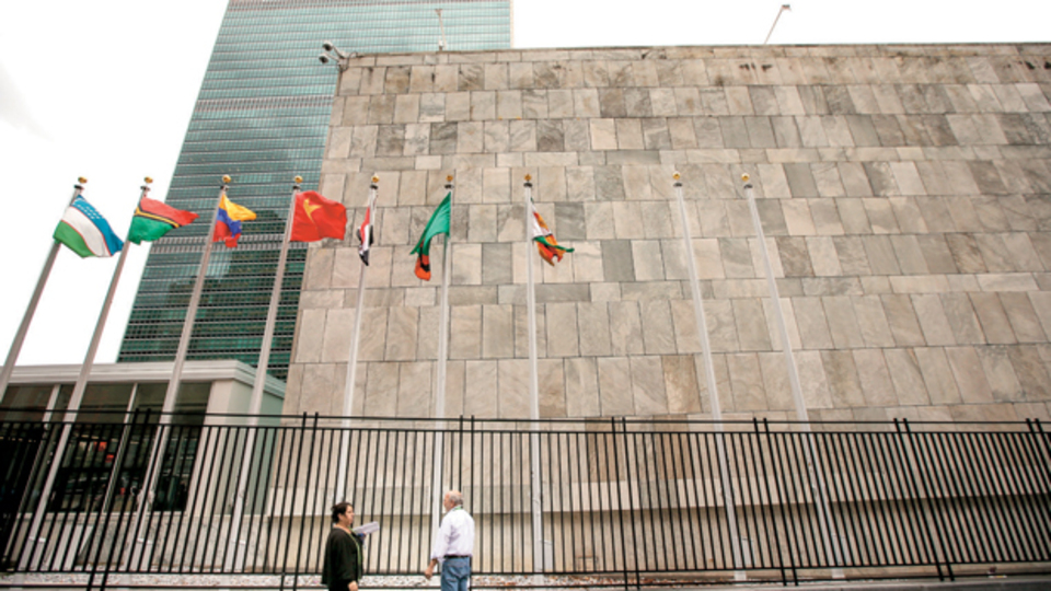 BM'de bayrak sırası Filistin'de