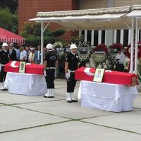 Şehit polislere son görev!