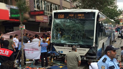 Ankara'da büyük kaza
