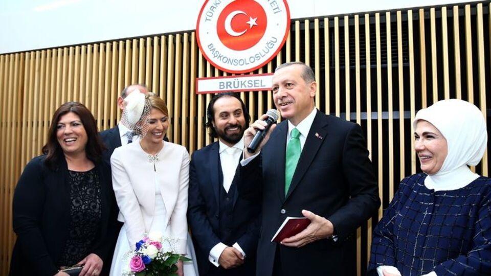 Cumhurbaşkanı Erdoğan nikah şahidi oldu