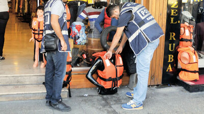 Ölüm yeleklerine büyük baskın!