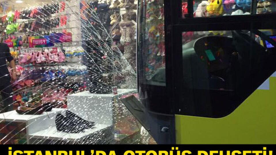 İstanbul'da otobüs dehşeti!