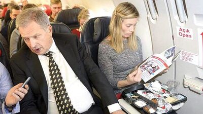 Tarifeli uçakla geldi aktarma yaptı!