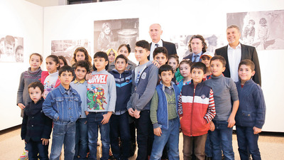 Suriyeli çocukların umutlu fotoğrafları