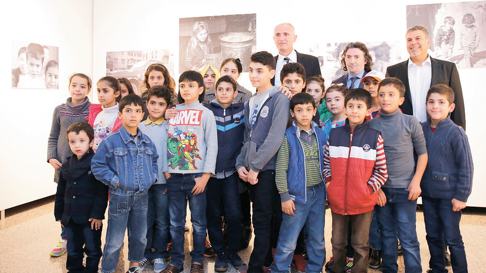 Suriyeli çocukların umutlu fotoğrafları